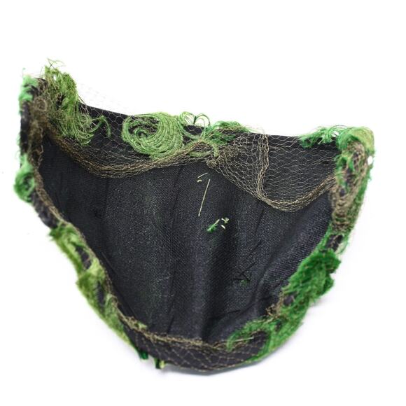 Vintage Green Feather Cocktail Hat MidCentury Fascinator Statement Hat - Hey Viv - Picture 6 of 8